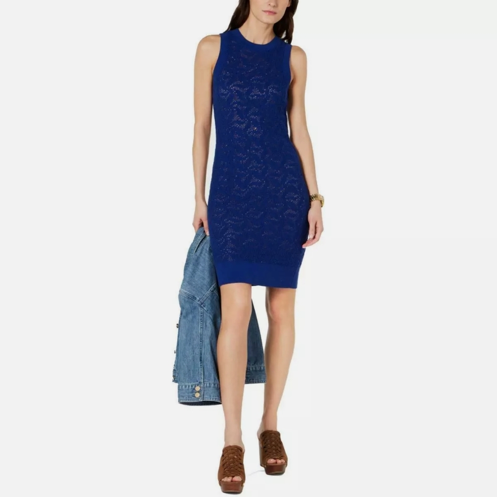 MICHAEL Michael Kors Blue Sweater Dress